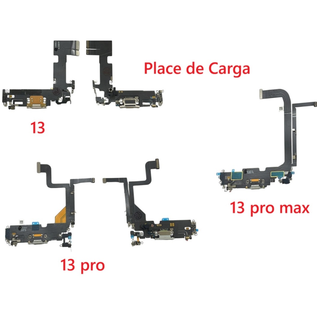 Conector Carga Dock De Carga Usb Flex Flat Para Iph 13 13 pro 13 Pro Max