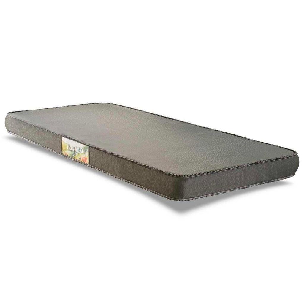 Colchão Solteiro Espuma Herval D20 Flora Liso Double Side 88x188x12