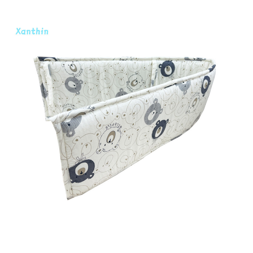 Lace Crib Bumper Padding for Sides 4pcs Baby Pad Soft Cushion Set Thickened Safe Liner Bed Rail Guard for Boys Girls New