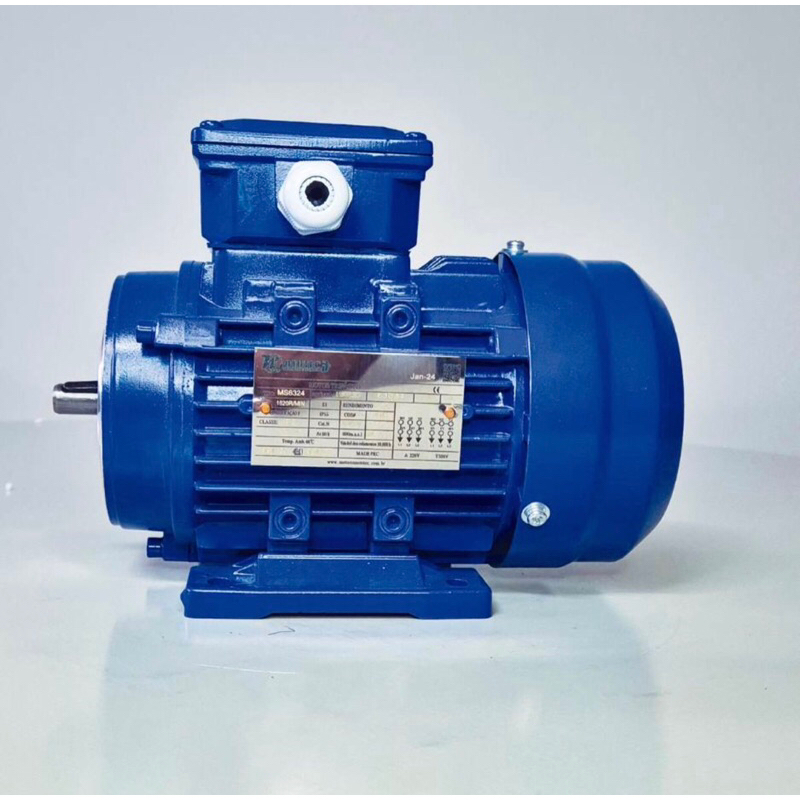 Motor Elétrico trifásico 0,33cv 0.22kw 4p 220/380v 63 B35t Ip55