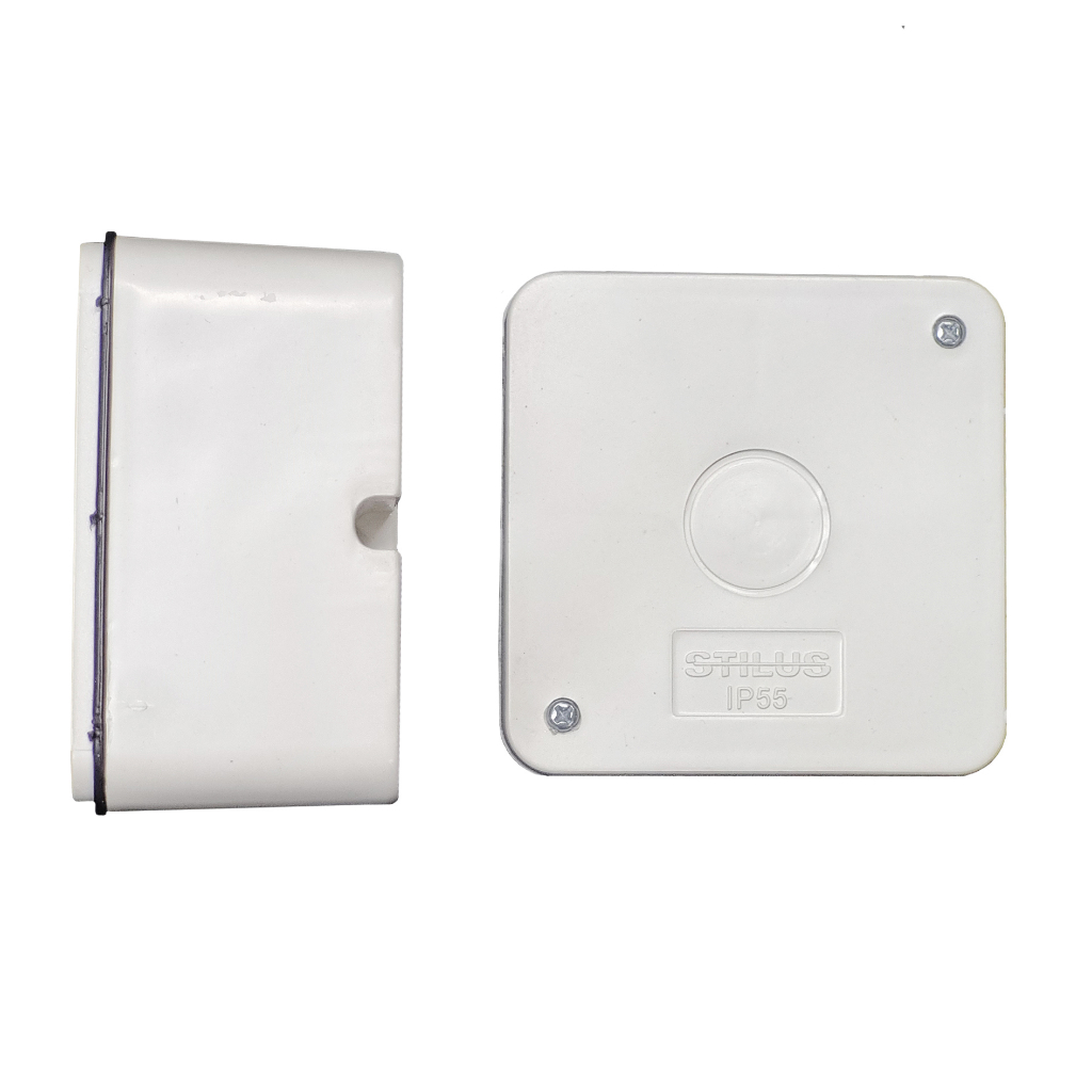 Kit 2 Caixas de Proteção Organizadora Conectores Cftv Ip55