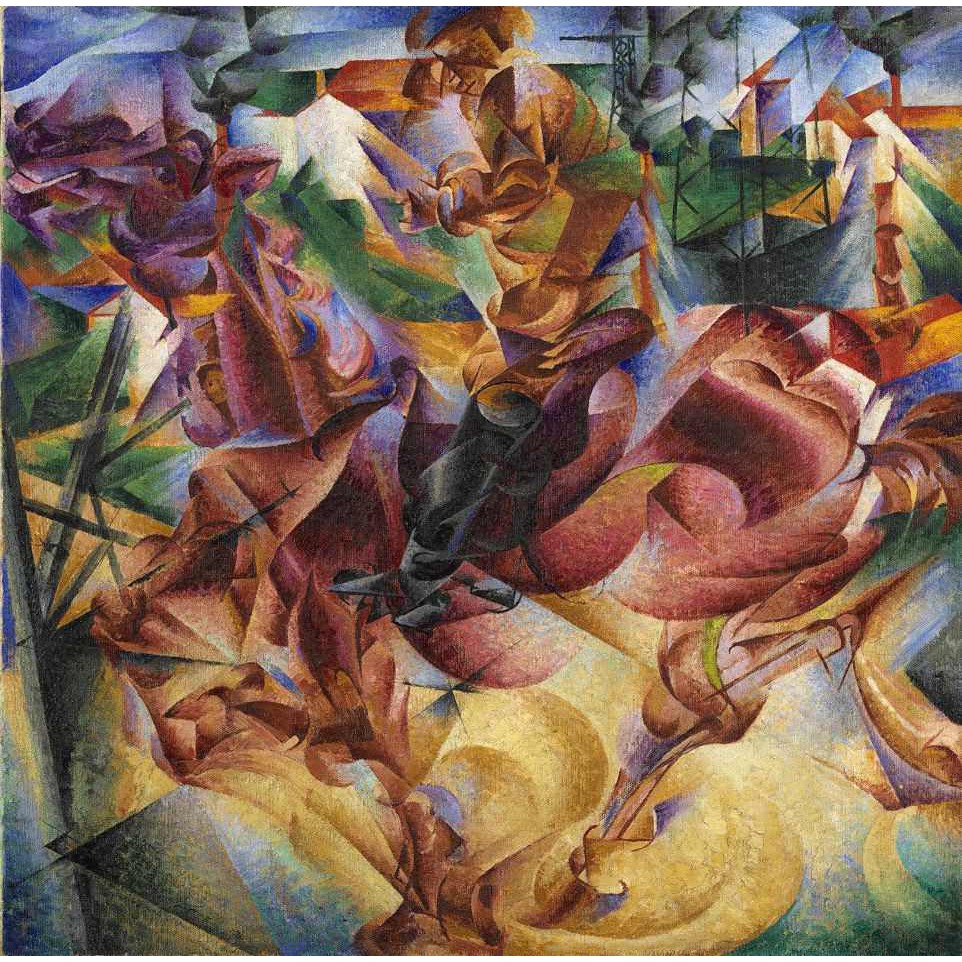 Elasticidade - Umberto Boccioni - Tela Canvas Para Quadro