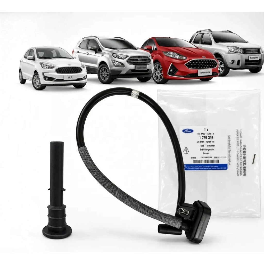 Respiro E Mangueira Cambio Ib5 Ford Ka / Ecosport / New Fiesta