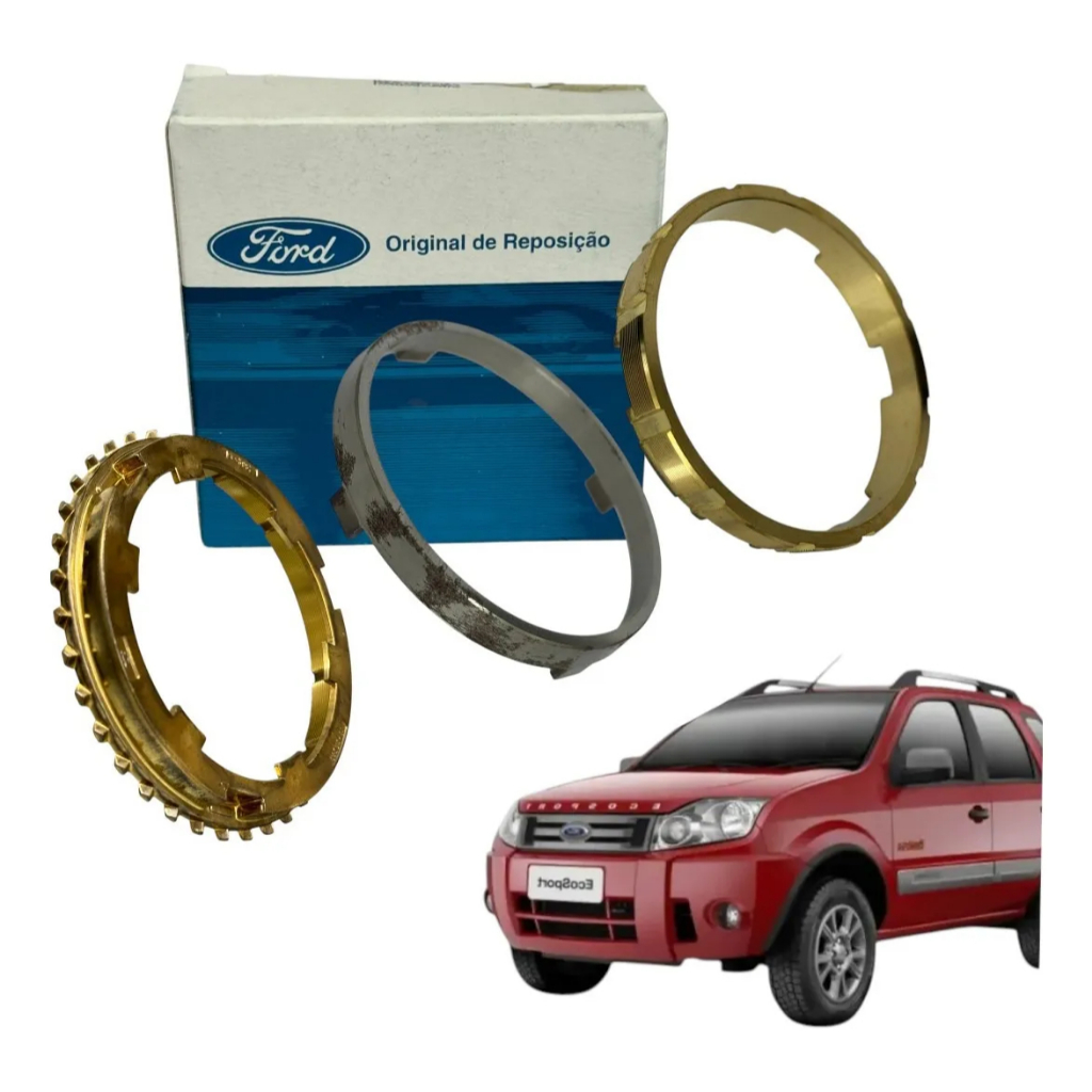 Kit De Aneis Sincronizados 1a/2a Marcha Ecosport 03/12- Orig-YS4Z7107DA/ZS7Z7M000AC/2S6R7107AA