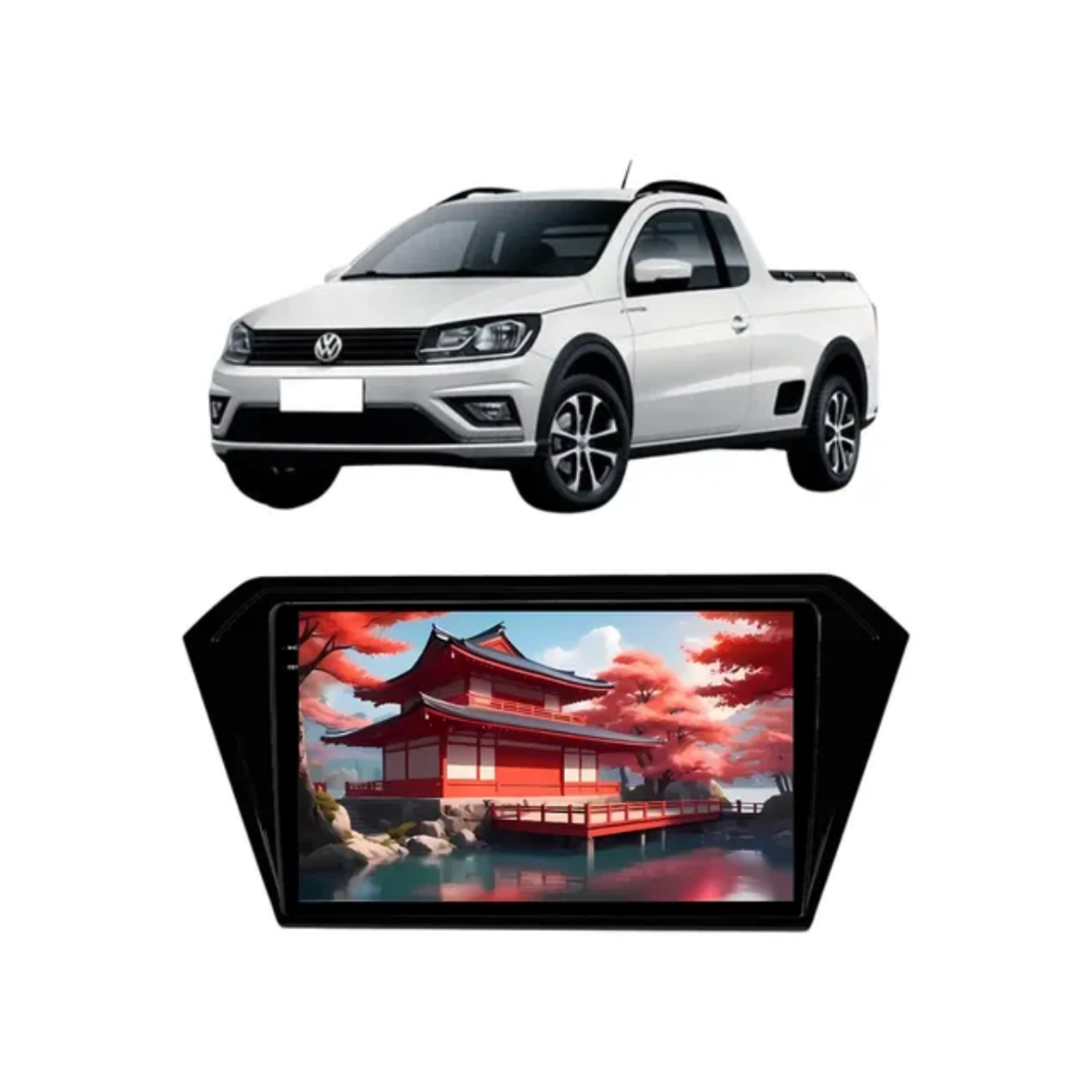 Multimídia Android Carplay Vw G7 G8 Gol Saveiro Voyage 9pol