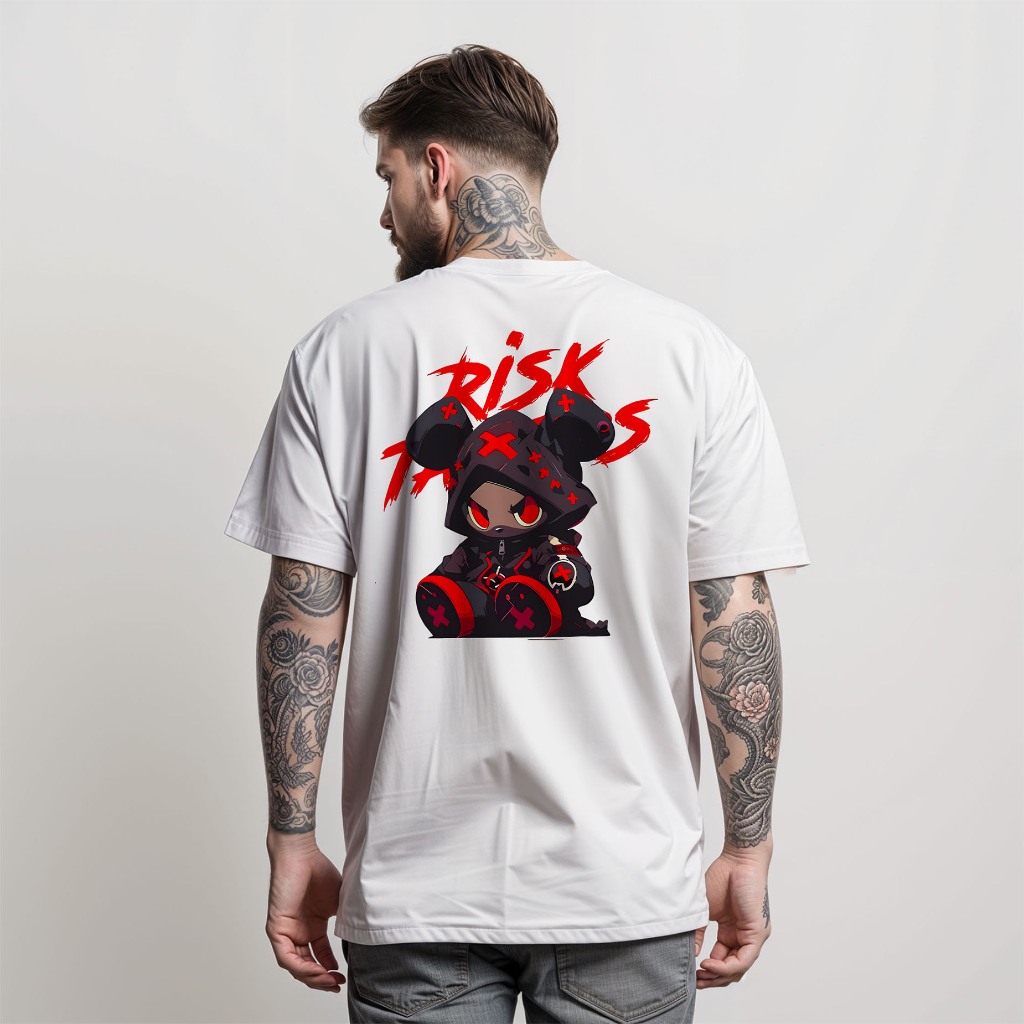 T-Shirt Risk Times Camiseta Masculina Manfinity Camisa Street Wear Masculina 100% Algodão
