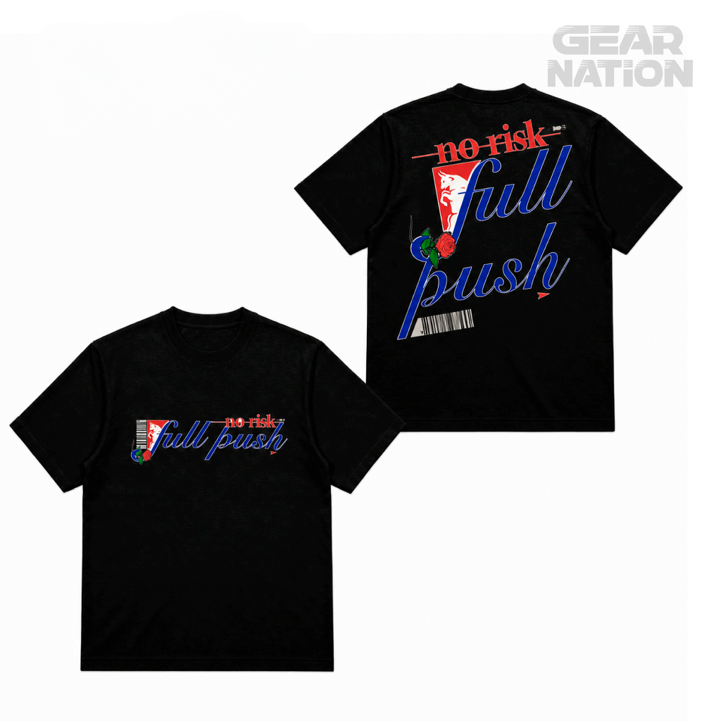 Camiseta No Risk Streetwear Envio Imediato Edição Limitada 100% Algodão Unissex Oversized