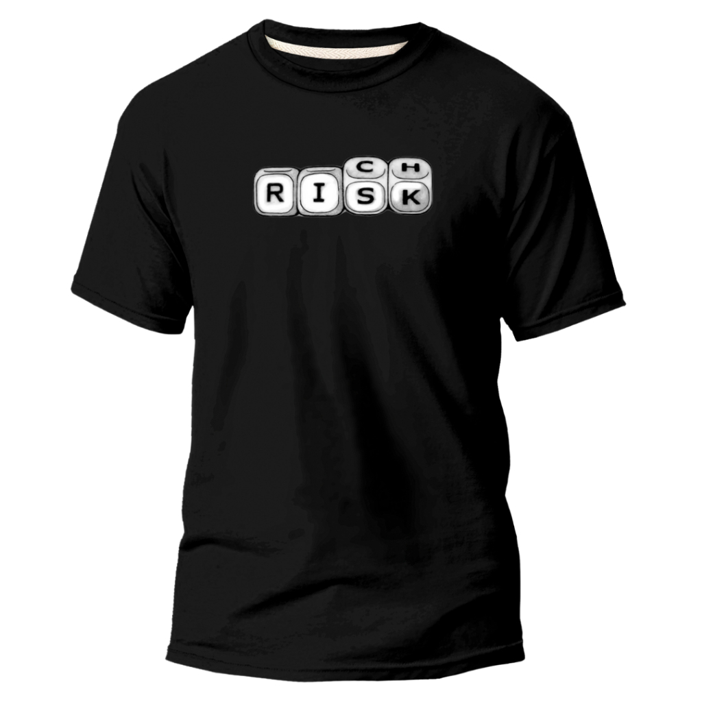Camisa Masculina Risk Tshirt Manga Curta 100% Algodão fio 30,1 Lançamento