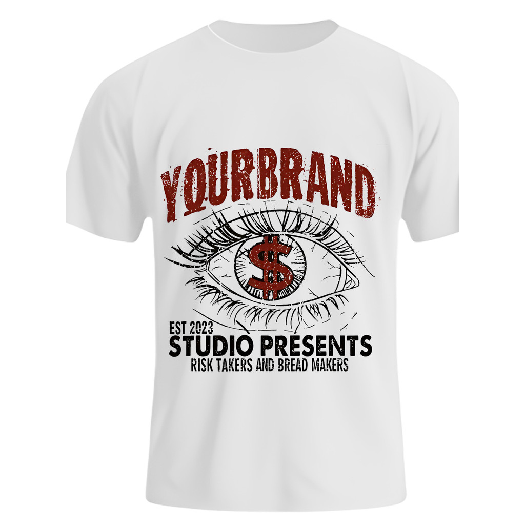 Camiseta Masculina YourBrand Studio Presents Risk Takers and Bread Makers Streetwear 2025 Novo