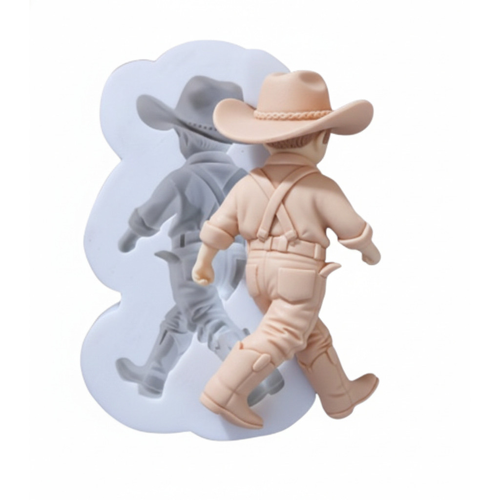 Molde silicone Boiadeiro Country Boy
