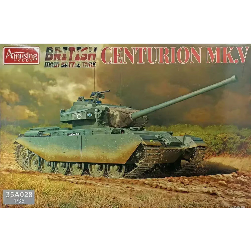 Divertido Hobby Plastic Assemblykit 35A028 British Centurion MK5 Tanque Montado De Batalha Principal 1/35