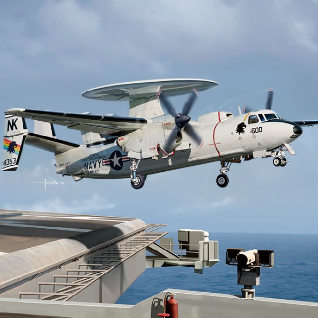 Kits Modelos Plásticos Academy Hobby 1/144 Escala USN E-2C VAW-133 