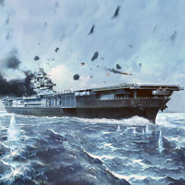 Kits Modelos Plásticos Academy Hobby 1/700 Balança USS YORKTOWN CV-5 (A Batalha Do 80o Aniversário De)