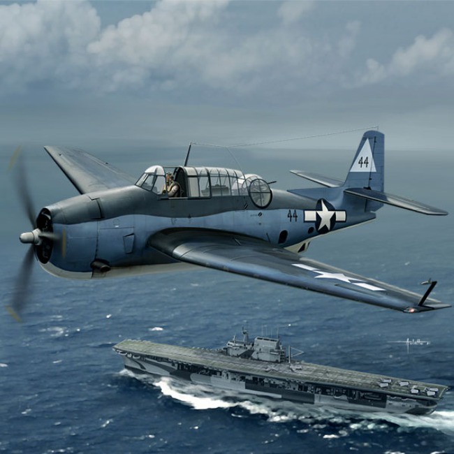 Academy Hobby Plastic Model Kits 1/48 Scale USN TBF-1C “ Battle of Leyte Gulf ”