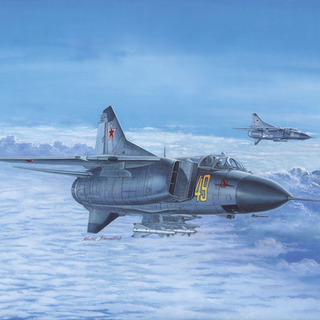 Kits Modelo De Plástico Academy Hobby 1/48 Escala Aérea Russa Mig-23M Flogger-B