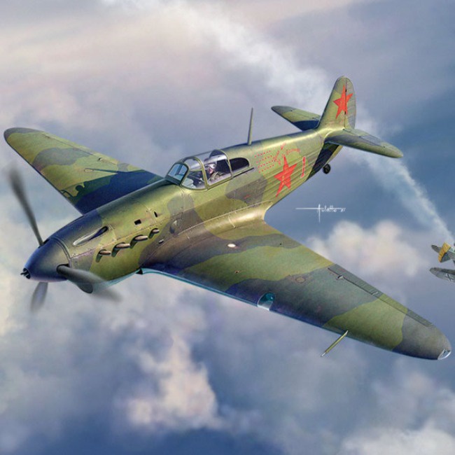 Kits Modelos Plásticos Academy Hobby 1/48 Escala Yakovlev Yak-1 