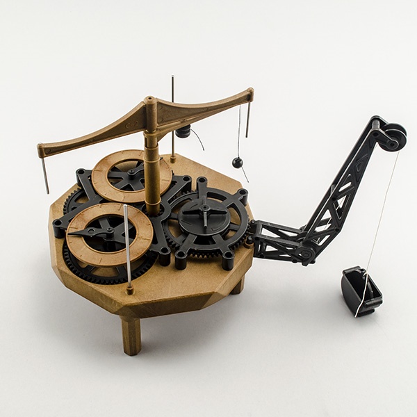 Kits De Modelo Plástico Academy Hobby Da Vinci Machines Série Relógio Pendulum Voador