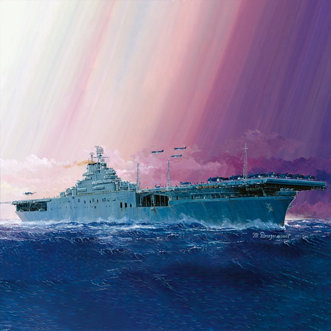 Kits Modelos Plásticos Academy Hobby 1/700 Balança USS ESSEX [CV-9]