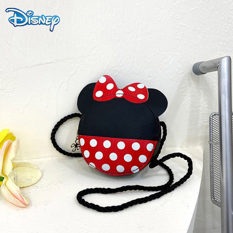 Bolsa Mickey Crossbody Bags For Girls Cartoon Minnie Anime Boys Para Meninas Carteira De Silicone Presentes