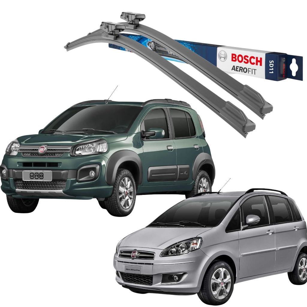 PAR PALHETAS LIMPADOR PARA-BRISA ORIGINAL BOSCH AEROFIT 15/24
