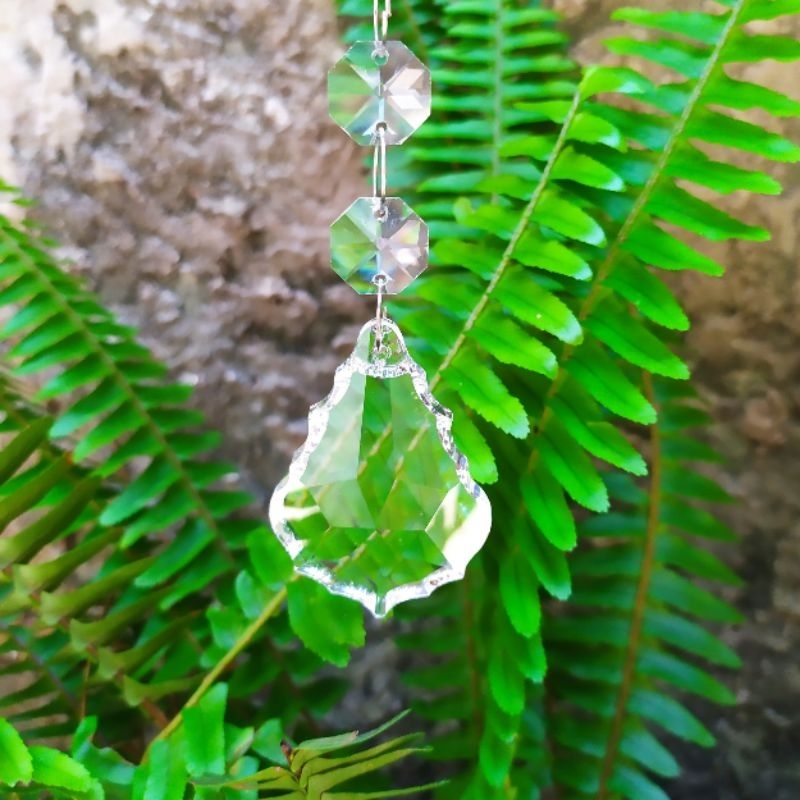 Prisma SunCatcher Apanhador de Sol 30cm Cristal K9 Feng Shui