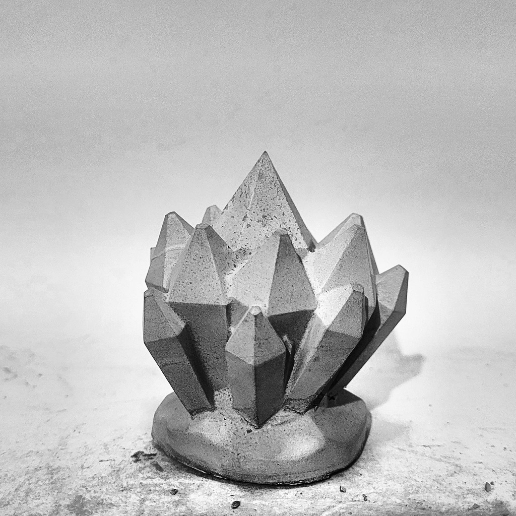 Adorno de Mesa Cristal Iceberg Cluster MV MALEOGA