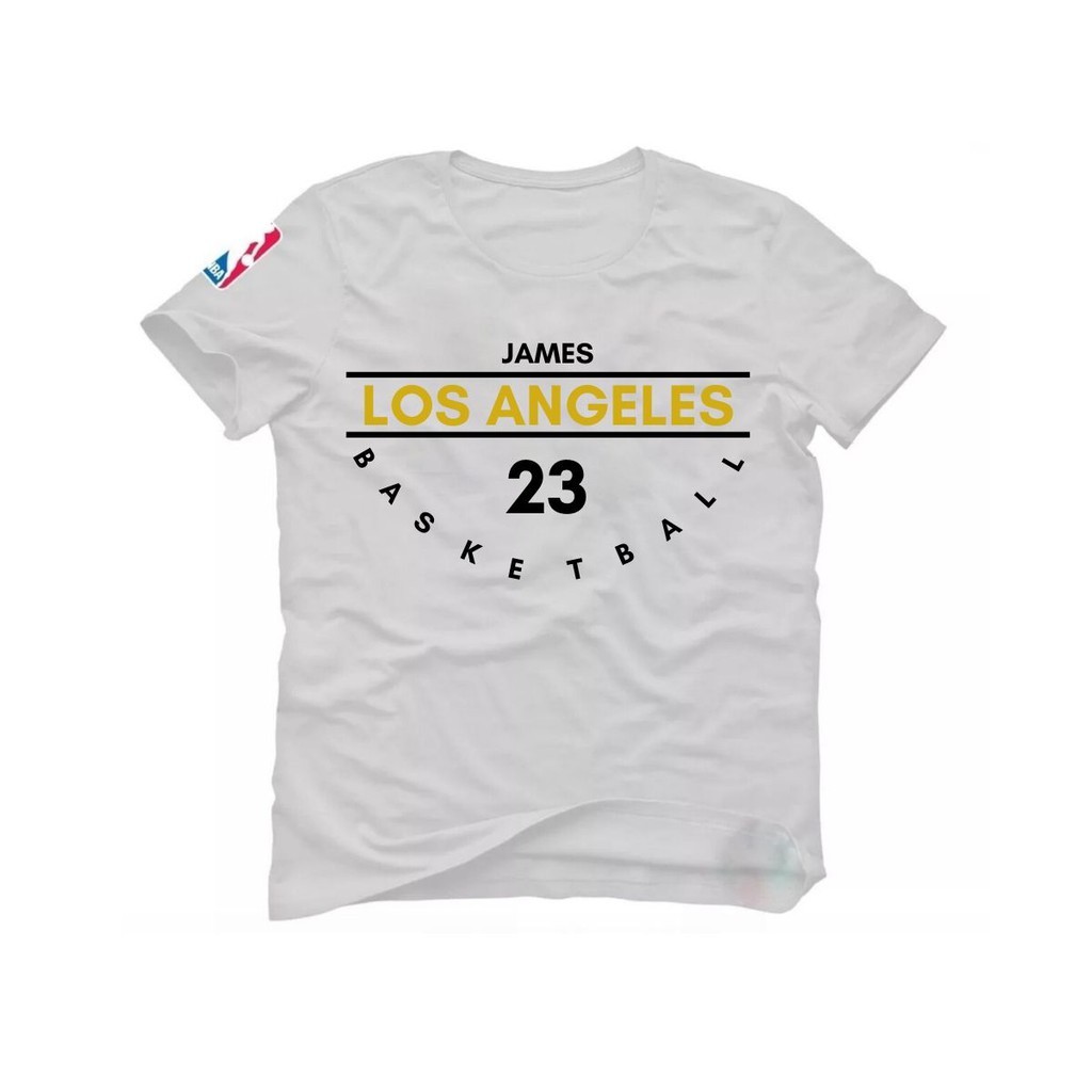 Camiseta King James Basquete Los Angeles LakerNation