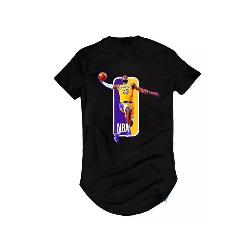 Camiseta Longline King James Los Angeles  Basquete