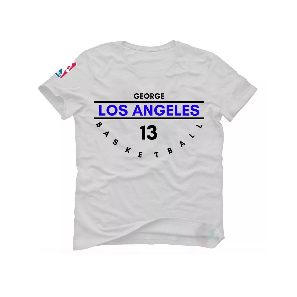 Camiseta Paul George Basquete Los Angeles Clipperss Camiseta
