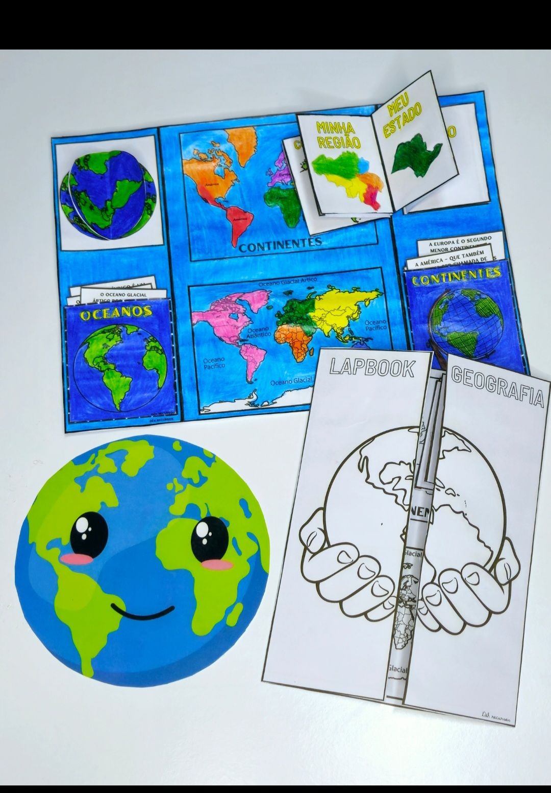 LAPBOOK DE GEOGRAFIA ????️????