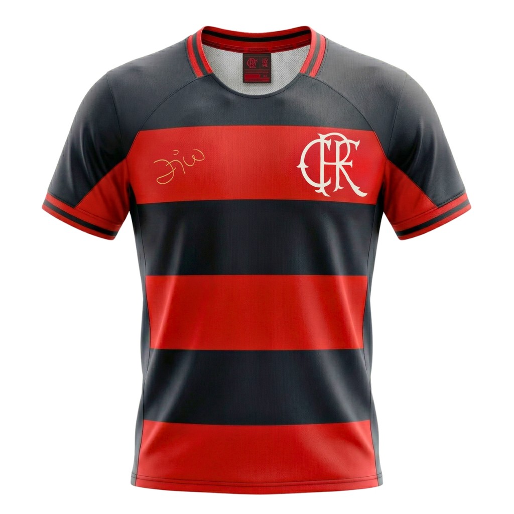 CAMISA FLAMENGO MOD. BENCH MASCULINA - ZICO 10