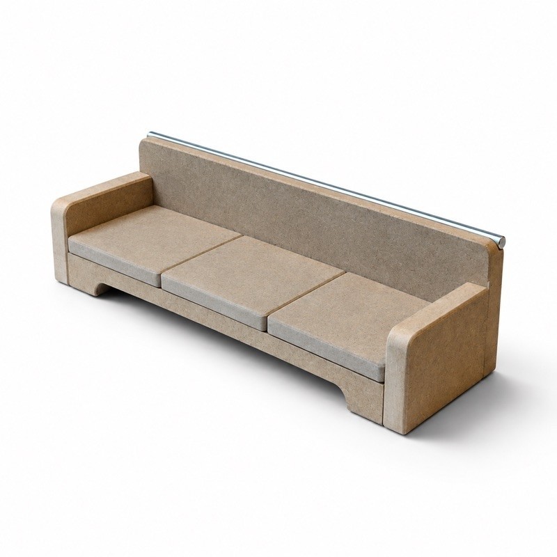 Obstáculo de Fingerboard Skate de dedo Banco Sofa Bench Grind