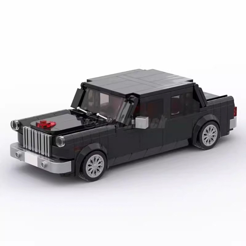 Blocos De Construção MOC , Modelo Sedan De Luxo Hongqi L5 , Brinquedos De Super Carro Para Presente Infantil