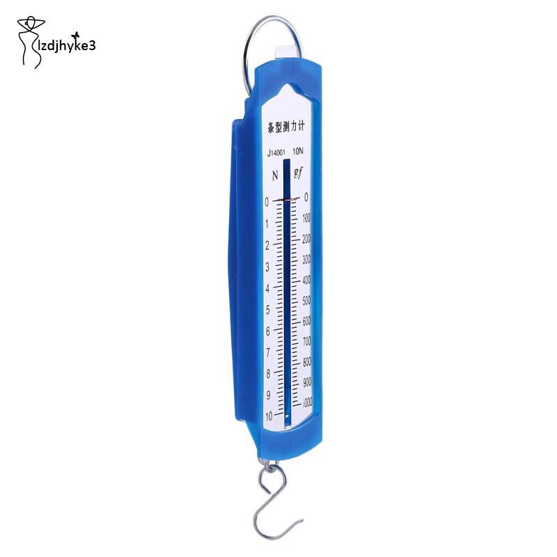 [lzdjhyke3] 10N Newton Meter Force Gauge Bar Caixa Spring Dinamômetro Equilíbrio Para Física