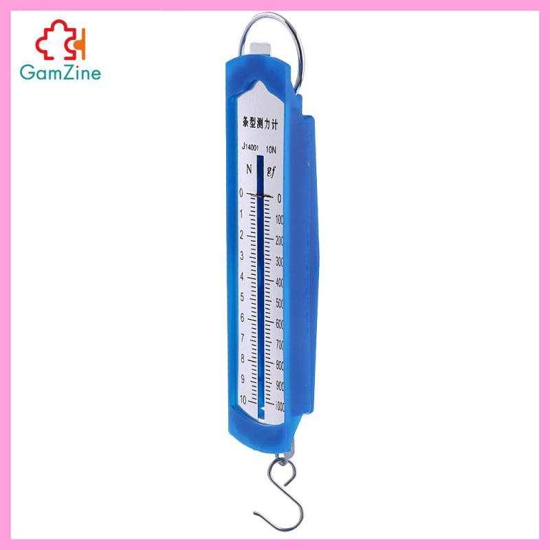 [lzdxwcke2] 10N Newton Meter Force Gauge Bar Caixa Spring Dinamômetro Equilíbrio Para Física