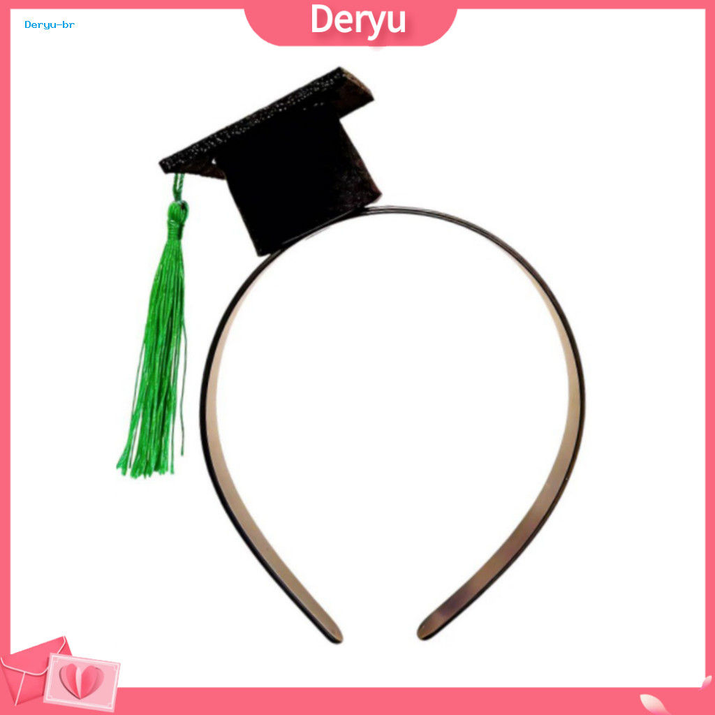 Mini Hat Hairpin Comfortable Felt Tassel Graduation Cap Lightweight Headband Hair Accessory Easy to Wear Stylish Decor f