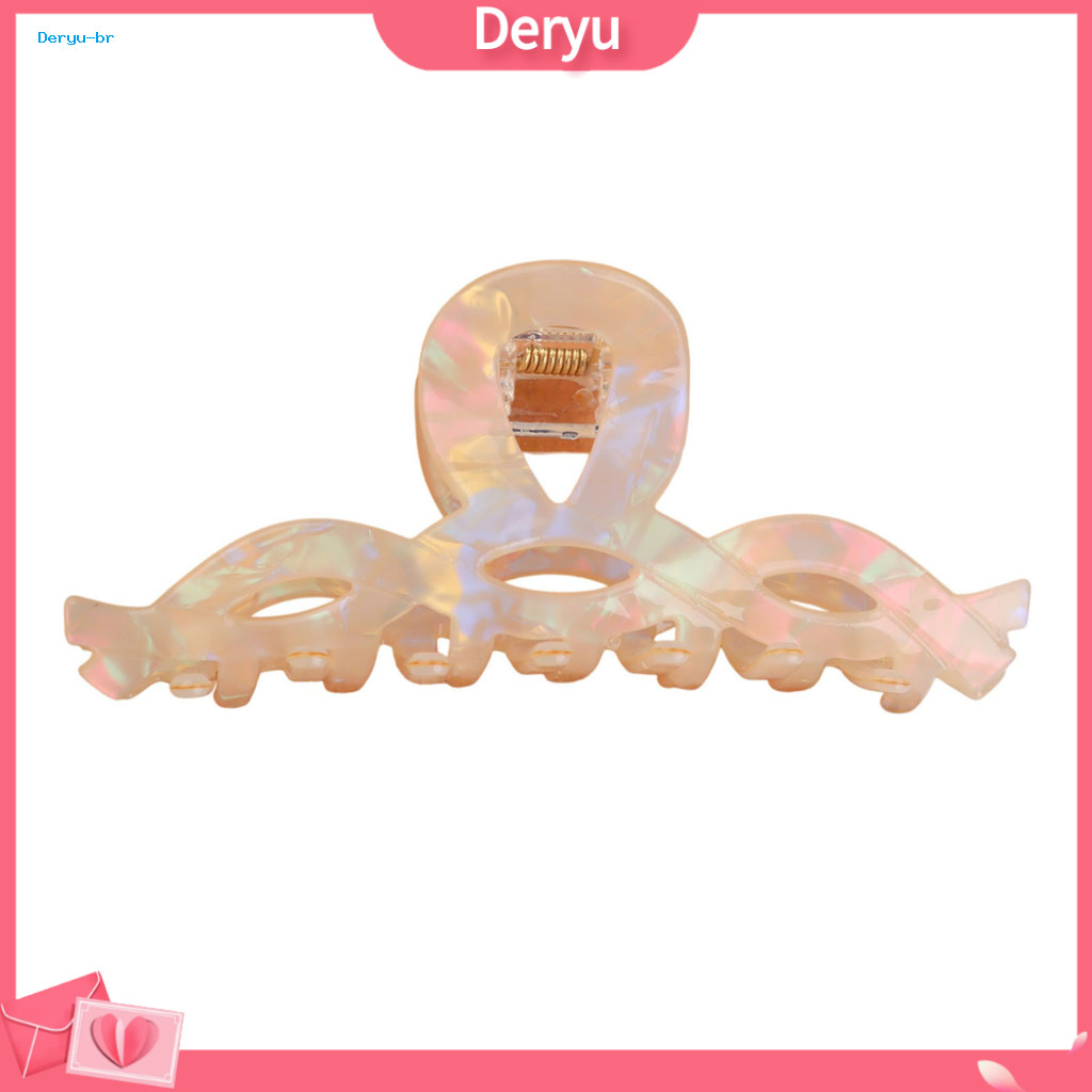 Lightweight Hair Claw Clip Wave for Women – Strong Grip Shark Teeth Anti-slip Accessory Stylish Back Head for Thick an
