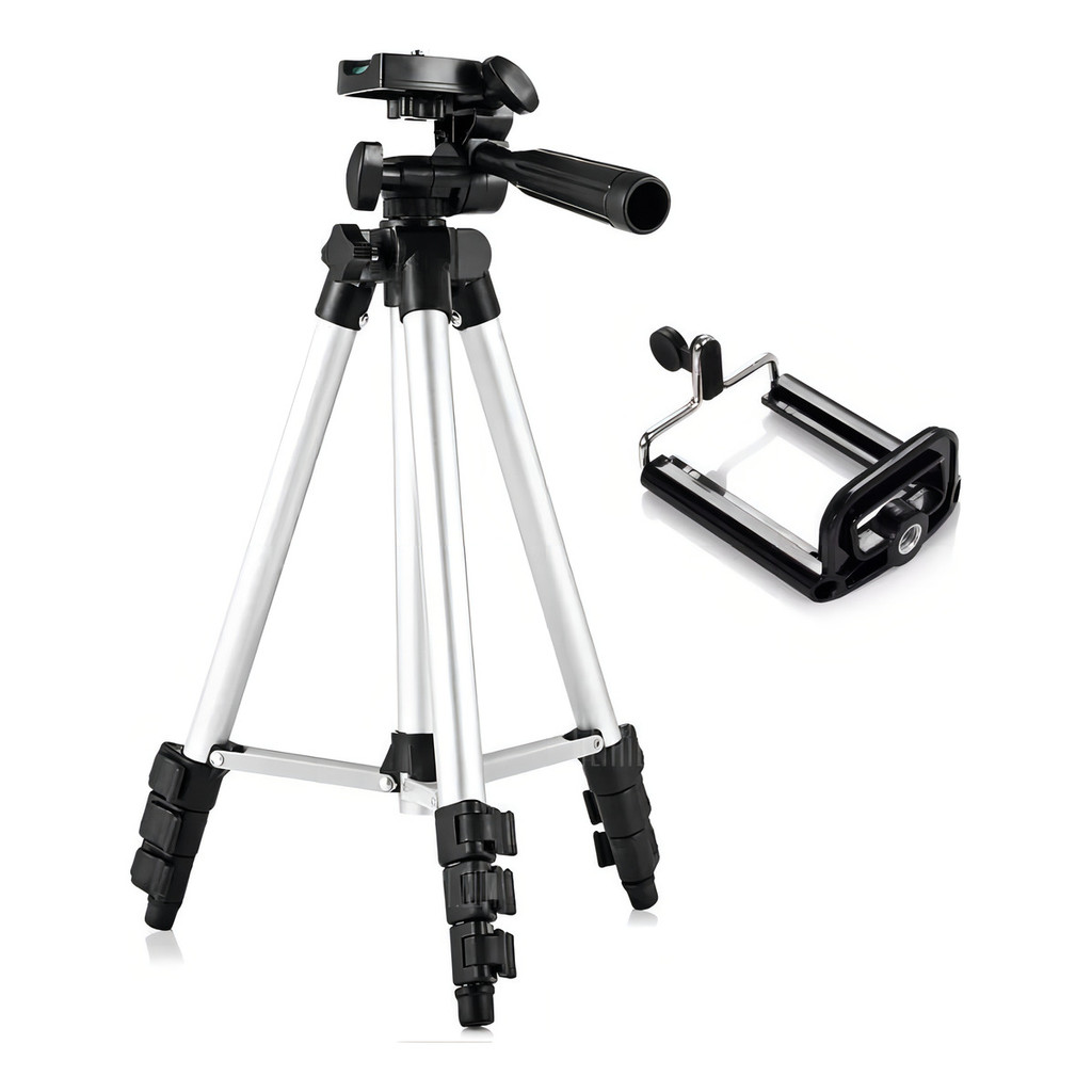 Tripé Universal Telescópico Para Câmera E Celular 1,02mts