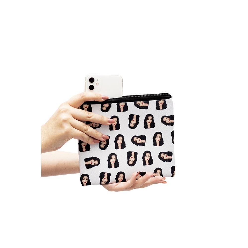 Necessaire Personalizada com Fotos - Customize Pijamas com Suas Fotos - Bolsa Multiuso Customizável - Branco