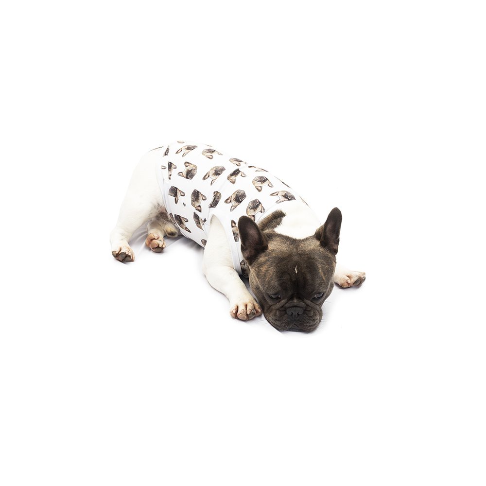 Roupa para Pet Personalizada com Fotos - Customize com Suas Fotos - Roupinha para Cães e Gatos - Branco