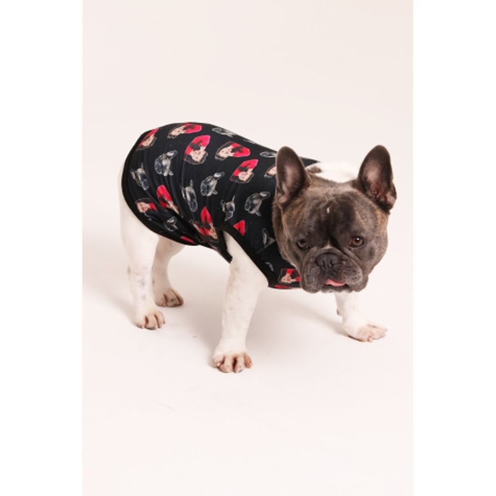 Roupa para Pet Personalizada com Fotos - Customize com Suas Fotos - Roupinha para Cães e Gatos - Preto