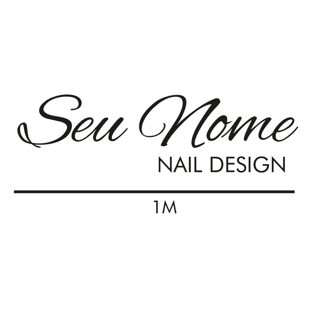 Adesivo Nome Personalizado Sem Fundo | Decoração Vidro Parede | Customize Seu Ambiente | Vários Tamanhos