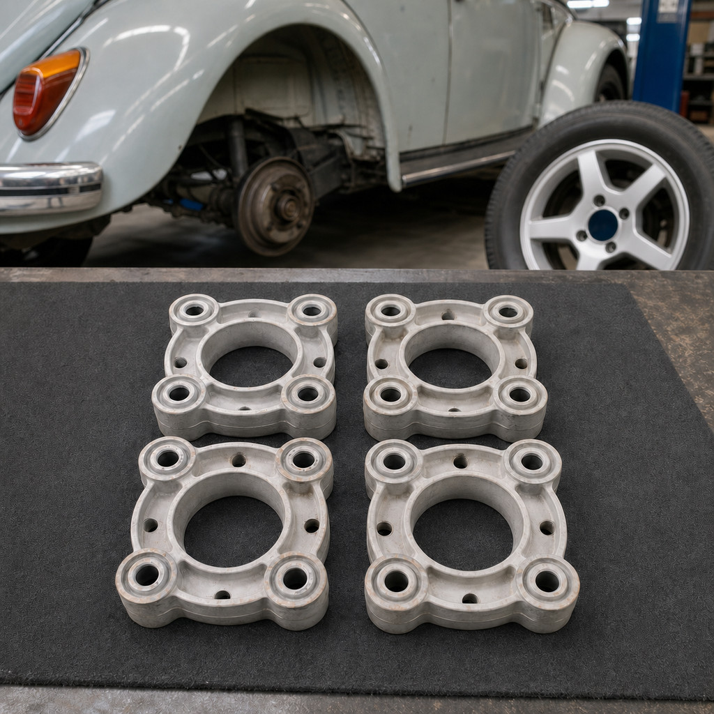 KIT 4 ADAPTADORES DE RODA FUSCA 4X130 PARA 4X108 – 28 MM