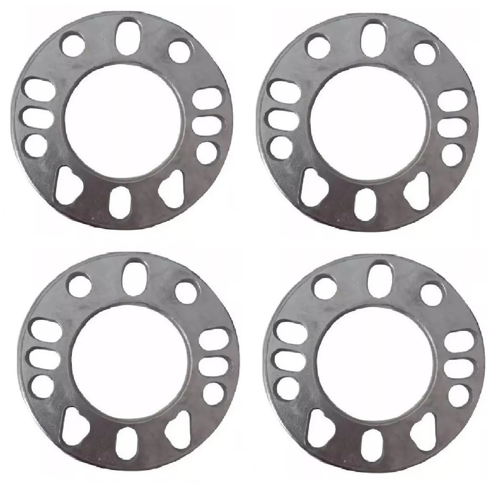 4 Espaçadores De Roda Universal 4 E 5 Furos - 7mm