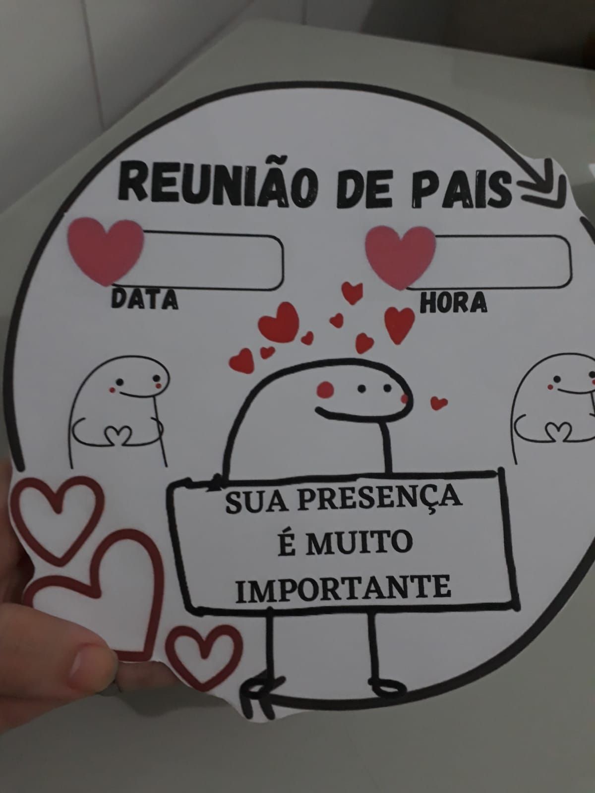 Lembrete Reunião de Pais ✏️