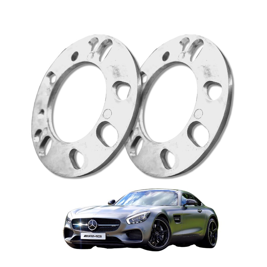 Kit 2 Unidades Alargador Espaçador 5mm para Rodas Universal