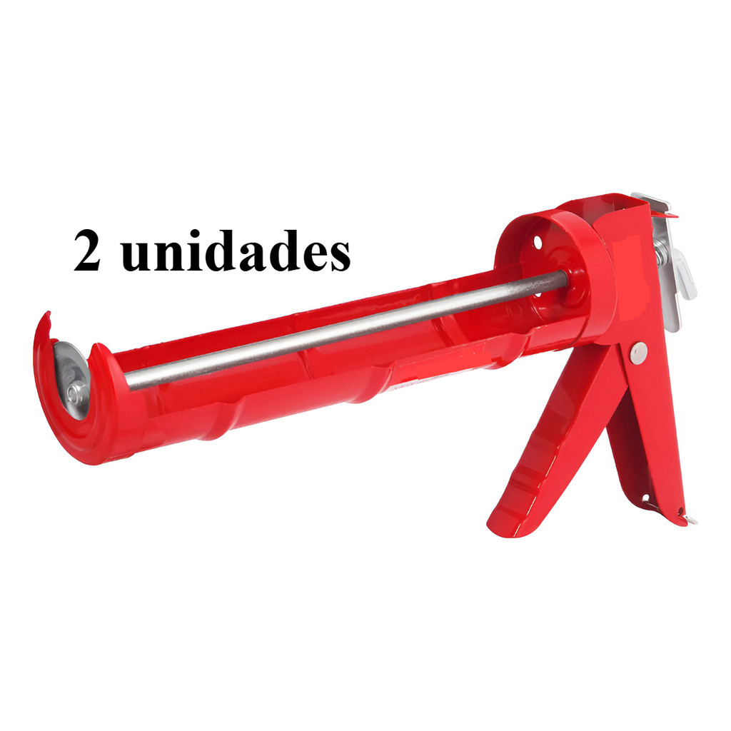 2 Pistola Aplicador de Silicone Manual Reforçado Pistola para Tubo de Silicone e Selantes