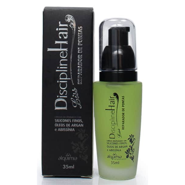 Reparador de Pontas Discipline Hair Liss (silicones finos, óleo de argan e abissína )  35ml  - Alquimia Professional