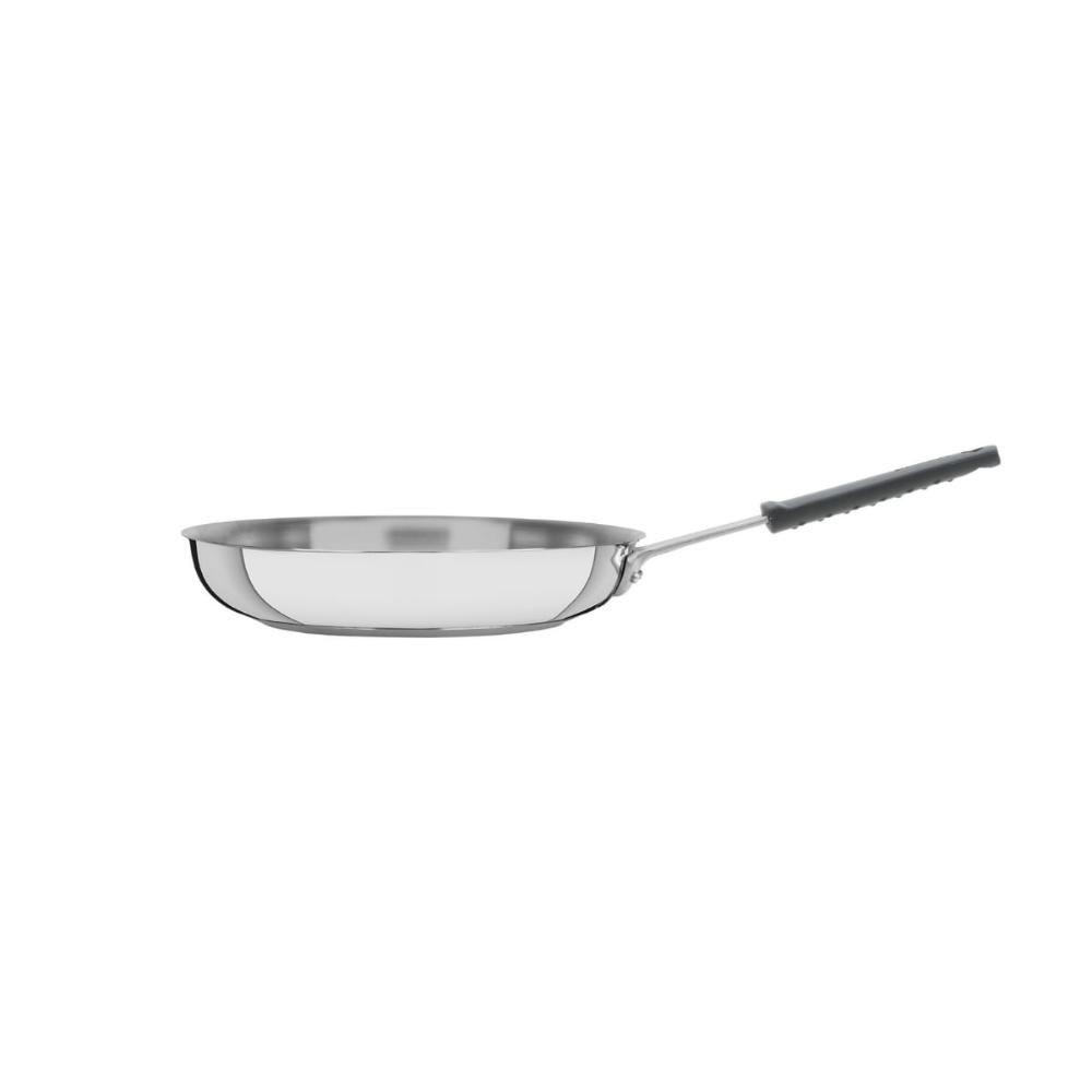 Frigideira Tramontina Professional Aço Inox Fundo Triplo 26CM Cabo Removível com Luva Silicone