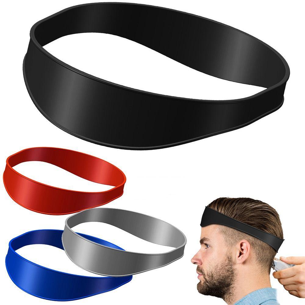 Neckline Shaving Template Professional Fashion Salon Guia De Corte De Cabelo Curvo De Silicone